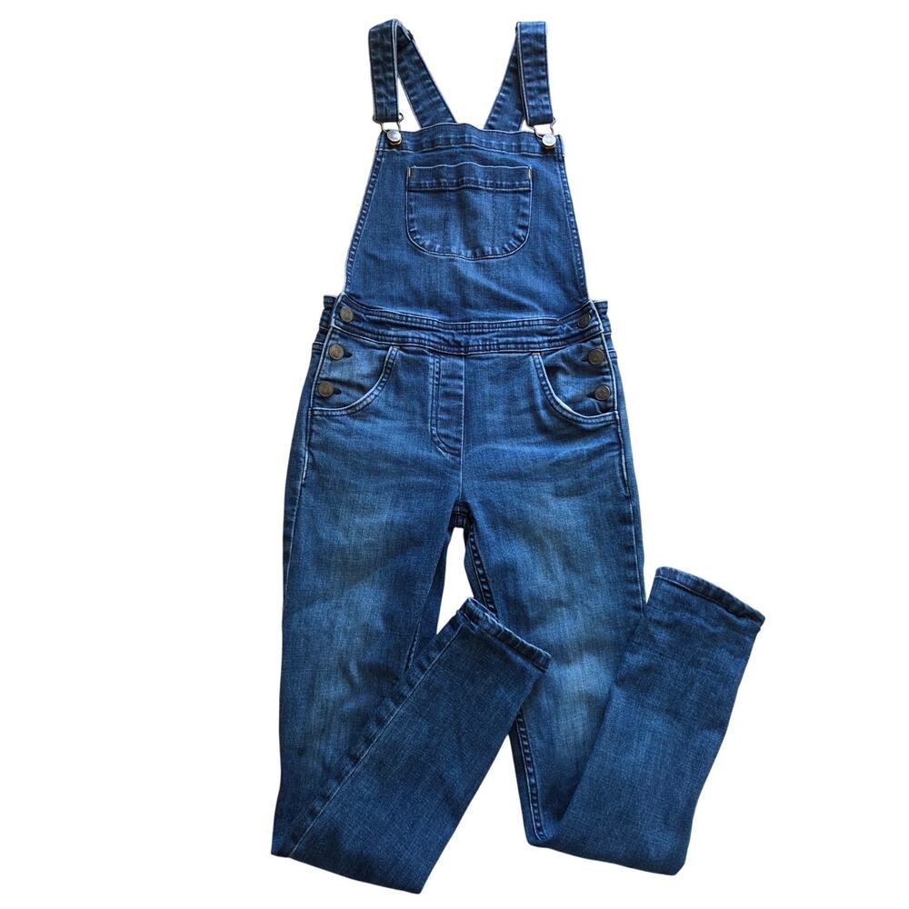 Mini Boden Girl's Denim Overalls
